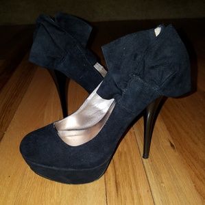 Charlotte Russe Heels with Side Bow